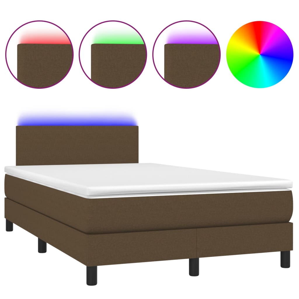 Cama box spring 120x200 Marrón