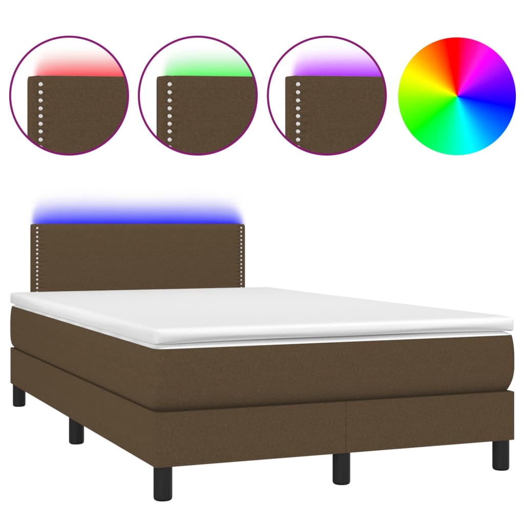Cama box spring 120x200 Marrón