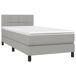 Cama box spring 80x200 Cama box spring 80x200 Gris