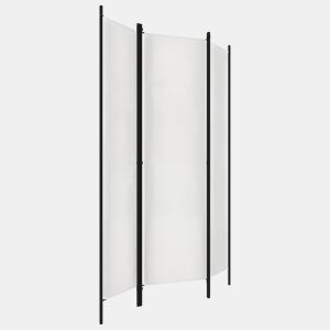 Biombo - Separador de Ambientes - Divisória de quarto com 3 painéis 150x180 cm branco