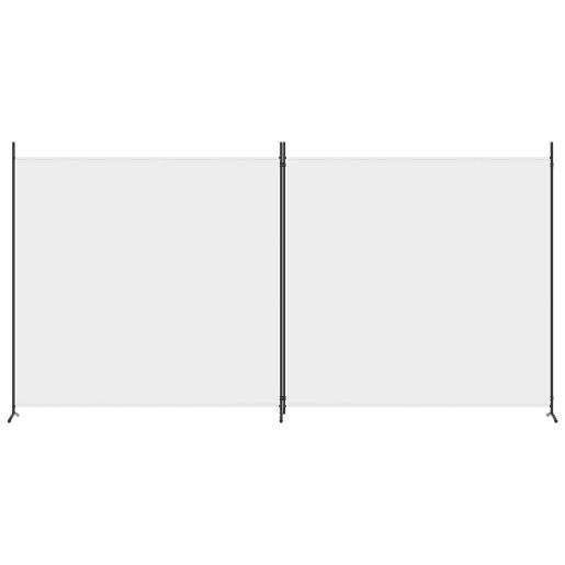 Biombo - Separador de Ambientes - Divisória com 2 painéis 348x180 cm tecido branco Biombo - Separador de Ambientes - Divisória com 2 painéis 348x180 cm tecido branco