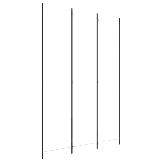 Biombo - Separador de Ambientes com 3 painéis 150x220 cm tecido branco Biombo - Separador de Ambientes com 3 painéis 150x220 cm tecido branco