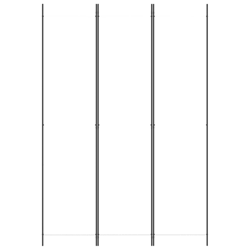 Biombo - Separador de Ambientes com 3 painéis 150x220 cm tecido branco Biombo - Separador de Ambientes com 3 painéis 150x220 cm tecido branco
