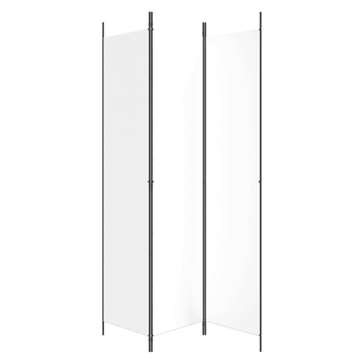 Biombo - Separador de Ambientes com 3 painéis 150x220 cm tecido branco Biombo - Separador de Ambientes com 3 painéis 150x220 cm tecido branco