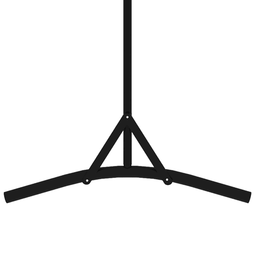 Biombo - Separador de Ambientes - Divisória com 1 painel 175x180 cm preto