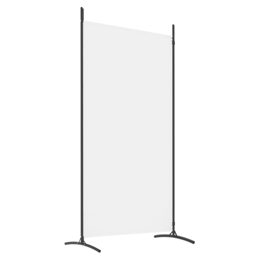 Biombo - Separador de Ambientes - Divisória de quarto com 2 painéis 175x180 cm tecido branco Biombo - Separador de Ambientes - Divisória de quarto com 2 painéis 175x180 cm tecido branco