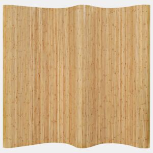 Biombo - Separador de Ambientes - Divisória de sala 250x165 cm bambu natural