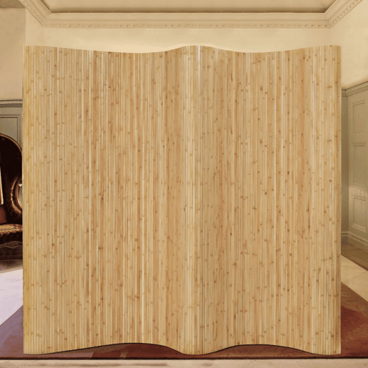 Biombo - Separador de Ambientes - Divisória de sala 250x165 cm bambu natural