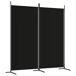 Biombo - Separador Divisor de 2 paneles Biombo - Separador Divisor de 2 paneles Negro