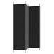 Biombo - Separador Divisor de 4 paneles Biombo - Separador Divisor de 4 paneles Negro