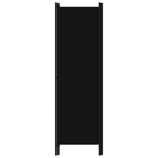 Biombo - Separador de Ambientes - Divisória de quarto com 3 painéis 150x180 cm preto