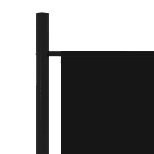 Biombo - Separador de Ambientes - Divisória de quarto com 3 painéis 150x180 cm preto