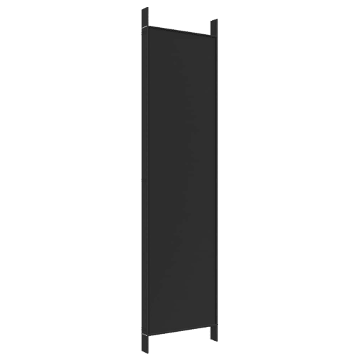 Biombo - Separador de Ambientes - Divisória de quarto com 5 painéis 250x200 cm tecido preto