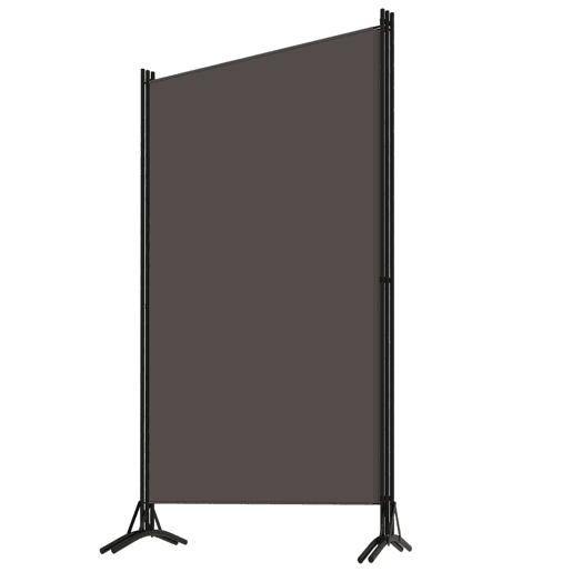 Biombo - Separador de Ambientes - Divisória de quarto com 3 painéis 260x180 cm antracite