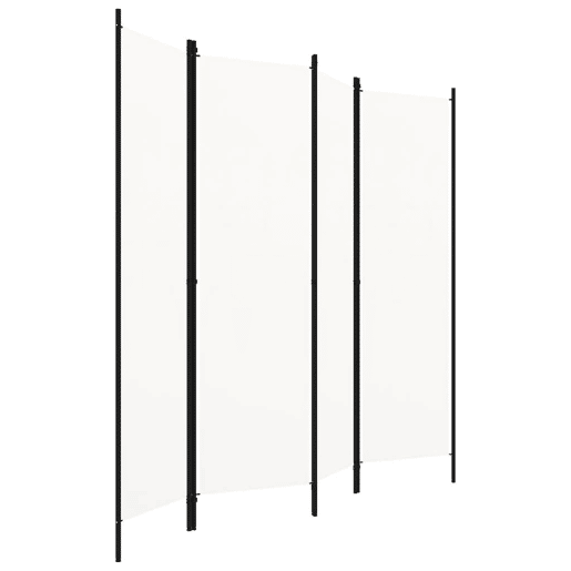 Biombo - Separador de Ambientes - Divisória de quarto com 4 painéis 200x180 cm branco Biombo - Separador de Ambientes - Divisória de quarto com 4 painéis 200x180 cm branco