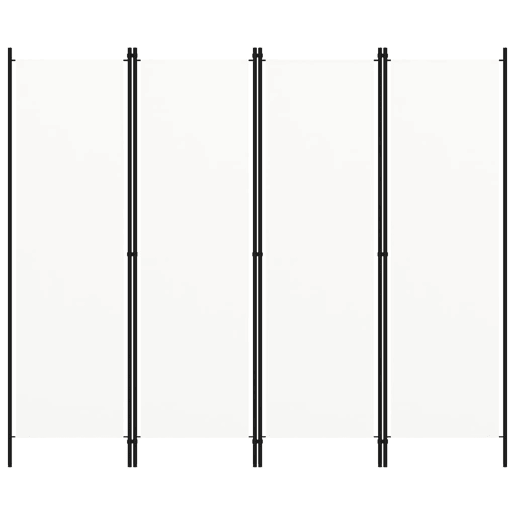 Biombo - Separador de Ambientes - Divisória de quarto com 4 painéis 200x180 cm branco Biombo - Separador de Ambientes - Divisória de quarto com 4 painéis 200x180 cm branco