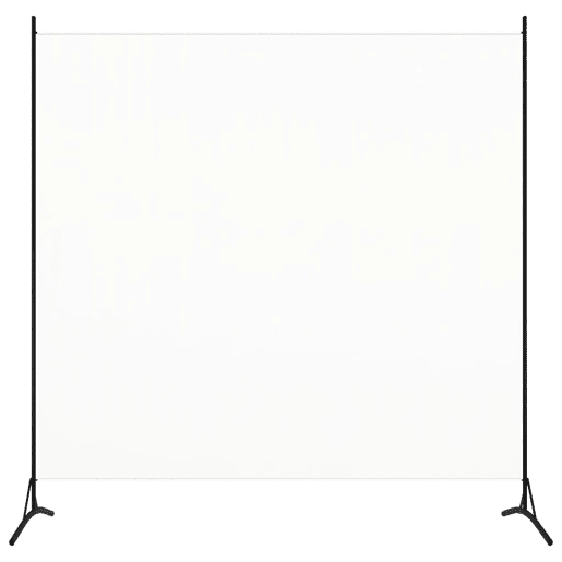 Biombo - Separador de Ambientes - Divisória com 1 painel 175x180 cm tecido branco