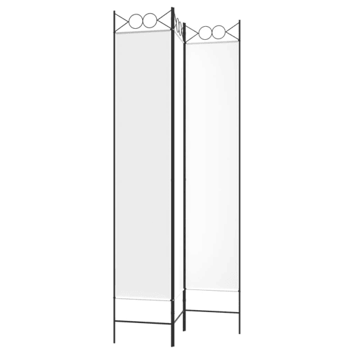 Biombo - Separador de Ambientes com 3 painéis 120x220 cm tecido branco