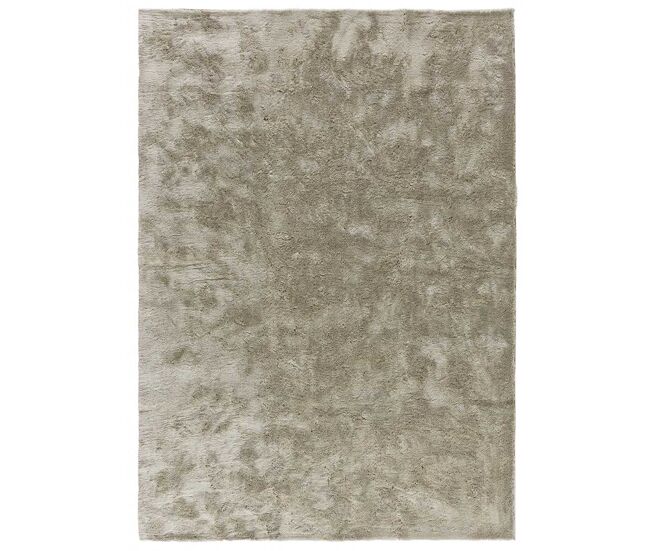 Alfombra lisa de pelo alto piedra roma, 140x200 cm - atticgo
