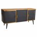 Kit aparador de metal y madera 3 puertas Kit aparador de metal y madera 3 puertas Multicolor