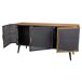 Kit aparador de metal y madera 3 puertas Kit aparador de metal y madera 3 puertas Multicolor