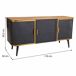 Kit aparador de metal y madera 3 puertas Kit aparador de metal y madera 3 puertas Multicolor