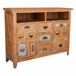 Aparador de madera 3 cajones y 2 puertas Aparador de madera 3 cajones y 2 puertas Multicolor