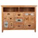 Aparador de madera 3 cajones y 2 puertas Aparador de madera 3 cajones y 2 puertas Multicolor
