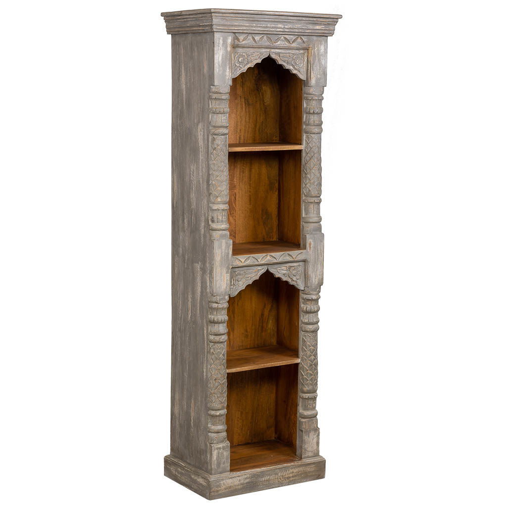 Estanteria de madera acabado artesanal