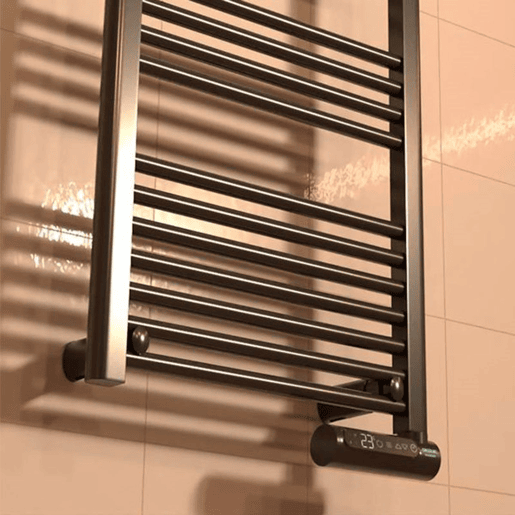 Cecotec Toalheiro elétrico com 500 W, ecrã LED, controlo tátil, programador semanal, 3 modos, temperatura selecionável e máxima segurança com IP24.