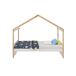 Cama Nido Estilo Casita - Infantil Cama Nido Estilo Casita - Infantil Blanco/ Madera