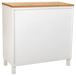 Comoda de madera con 5 cajones Comoda de madera con 5 cajones Blanco
