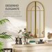 Espejo de Pared Vidrio, Metal HOMCOM, hogar - decoración Espejo de Pared Vidrio, Metal HOMCOM, hogar - decoración Dorado
