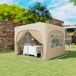 Carpa Plegable Metal, Tela Oxford Outsunny Carpa Plegable Metal, Tela Oxford Outsunny Crudo