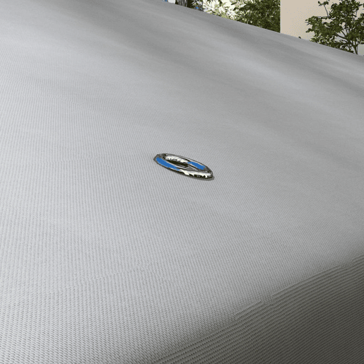 Outsunny Toldo de Substituição para Pérgola 300x300 cm Teto de Substituição para Pérgolas Exterior com Duplo Teto e 8 Orifícios de Drenagem Cinza Claro