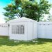 Carpa Plegable Metal, Tela Oxford Outsunny Carpa Plegable Metal, Tela Oxford Outsunny Blanco