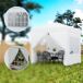 Carpa Plegable Metal, Tela Oxford Outsunny Carpa Plegable Metal, Tela Oxford Outsunny Blanco