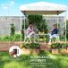 Carpa Plegable Metal, Tela Oxford Outsunny Carpa Plegable Metal, Tela Oxford Outsunny Blanco