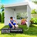 Carpa Plegable Metal, Tela Oxford Outsunny Carpa Plegable Metal, Tela Oxford Outsunny Blanco
