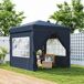 Carpa Plegable Metal, Tela Oxford Outsunny Carpa Plegable Metal, Tela Oxford Outsunny Azul