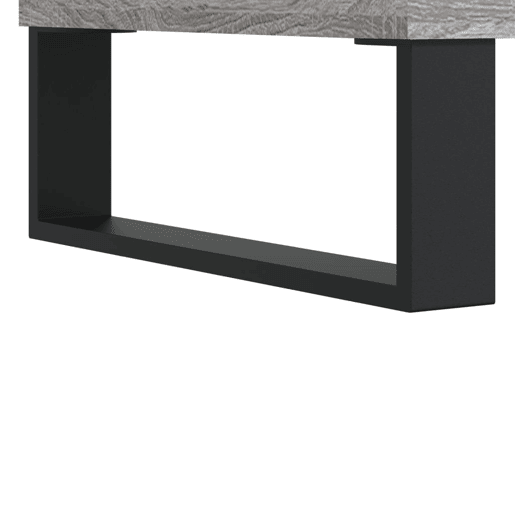 vidaXL Aparador 69,5x34x90 cm derivados de madeira cinzento sonoma vidaXL Aparador 69,5x34x90 cm derivados de madeira cinzento sonoma