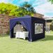 Carpa Plegable Metal, Tela Oxford Outsunny Carpa Plegable Metal, Tela Oxford Outsunny Azul