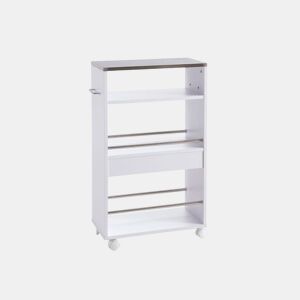 Carrinho de Cozinha AMBIHOME DURAN 01 - Branco