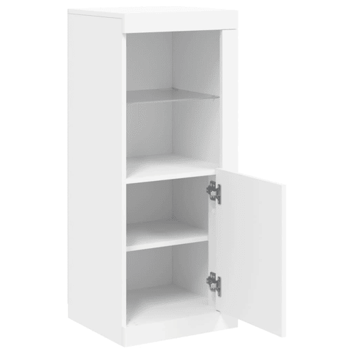vidaXL Aparador com luzes LED 41x37x100 cm branco