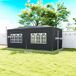 Carpa Plegable Metal, Tela Oxford Outsunny Carpa Plegable Metal, Tela Oxford Outsunny Gris