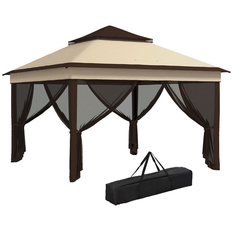 Carpa Plegable Acero, Tela Oxford Outsunny