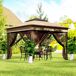Carpa Plegable Acero, Tela Oxford Outsunny Carpa Plegable Acero, Tela Oxford Outsunny Crudo