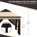 Carpa Plegable Acero, Tela Oxford Outsunny Carpa Plegable Acero, Tela Oxford Outsunny Crudo