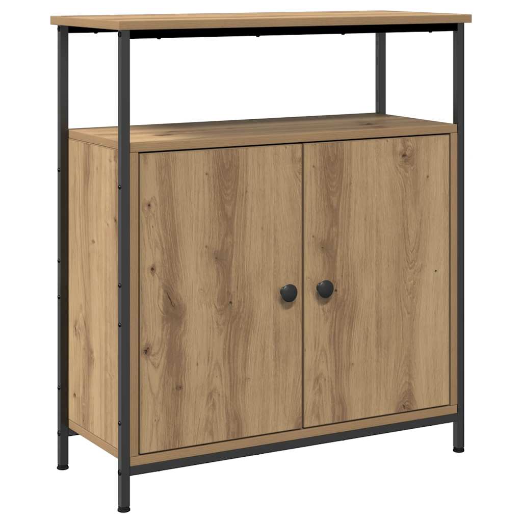 Vidaxl aparador de madera de ingeniería roble artisian 70x30x80 cm