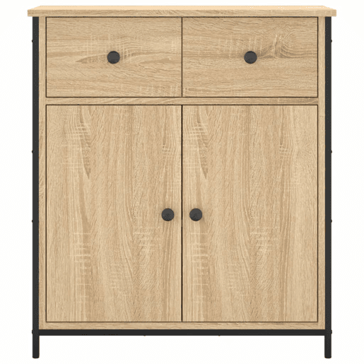 vidaXL Aparador 70x30x80 cm derivados de madeira carvalho sonoma